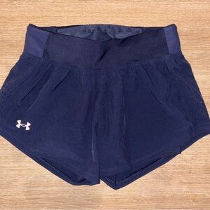 Under Armour Speedpocket Running Shorts Navy Blue